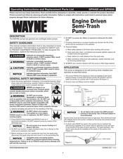 Wayne GPH550 Manual Del Usuario