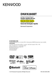 Kenwood DNX9280BT Guia De Incio Rapido