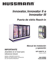 Hussmann Innovator II Manual De Instalación Y Operaciones