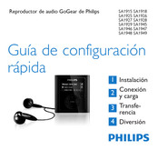 Philips GoGear Guía De Configuración Rápida