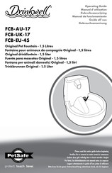 Drinkwell FCB-EU-45 Manual De Funcionamiento