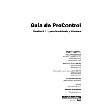 DigiDesign ProControl Manual Del Usuario