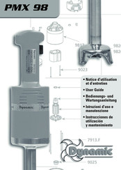 Dynamic PMX 98 Instrucciones De Utilización Y Mantenimiento