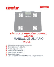 acofar F15-R Manual De Usuario