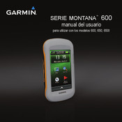 Garmin MONTANA 600 Serie Manual Del Usuario