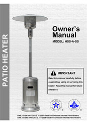 Jiangsu Gardensun Furnace HSS-A-SS El Manual Del Propietario