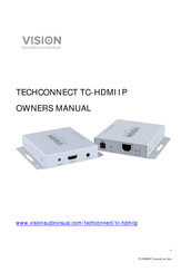 Vision TECHCONNECT TC-HDMIIP El Manual Del Propietario