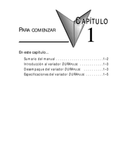 DURAPULSE GS3 Serie Manual De Usuario