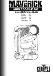 Chauvet Professional MAVERICK MK3 PROFILE CX Guía De Referencia Rápida