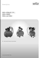 Wilo Jet HWJ Instrucciones De Instalación Y Funcionamiento