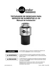 InSinkErator LC-50 Manual De Instalación