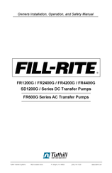 Tuthill FILL-RITE FR4200G Manual De Instalación, Funcionamiento Y Seguridad Del Propietario