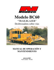 Nordco Trailblazer BC60 Manual De Operación Y Mantenimiento