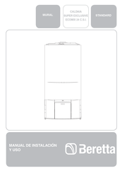 Beretta CALDAIA SUPER EXCLUSIVE ECOMIX 24 C.S.I. Manual De Instalacion Y Uso
