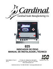 Cardinal 825 Manual De Instalación Y Técnico