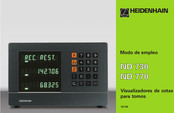 HEIDENHAIN ND 770 Modo De Empleo