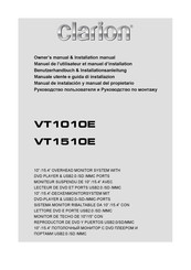 Clarion VT1010E Manual De Instalación Del Propietario