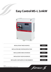 salmson Easy Control MS-L 1x4kW Instalacion Y Puesta En Servicio