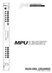 audiophony MPU130BT Guia Del Usuario