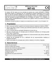 Satel INT-VG Manual De Instrucciones