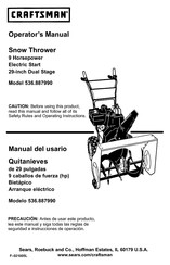 Craftsman 536.887990 Manual Del Operador