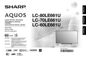 Sharp Aquos LC-60LE661U Guía De Configuración