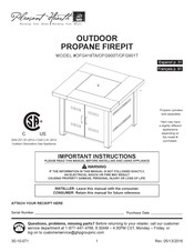 Pleasant Hearth #OFG418TA Manual De Instrucciones