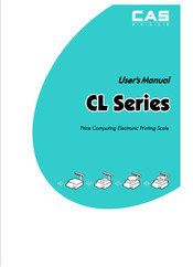 CAS Scale CL Serie Manual De Instrucciones