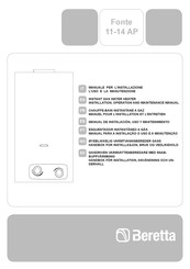 Beretta Fonte 14 AP Manual De Instalación, Uso Y Mantenimiento