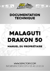 Malaguti DRAKON 50 Manuel Du Propriétaire