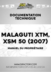 Malaguti XSM 50 2007 Manuel Du Propriétaire