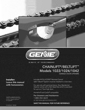 Genie BELTLIFT 42 Manual De Instrucciones