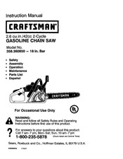 Craftsman 358.360850 Manual De Instrucciones