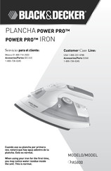 BLACK&DECKER POWER PRO AS600 Manual De Instrucciones