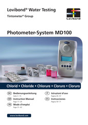 Lovibond Tintometer MD100 Manual De Instrucciones