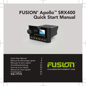 Fusion Apollo SRX400 Manual De Inicio Rápido