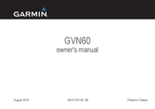 Garmin GVN60 El Manual Del Propietario