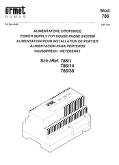 urmet domus 786/38 Manual De Instrucciones