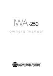 Monitor Audio IWA-250 El Manual Del Propietario