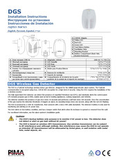 Pima Electronic DGS Instrucciones De Instalación