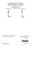 Kohler K-7265 Guía De Instalación Y Cuidado