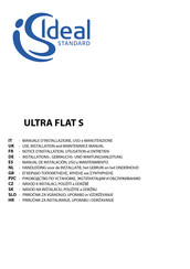 Ideal Standard ULTRA FLAT S Manual De Instalación, Uso Y Mantenimiento