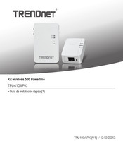 TRENDnet TPL-410AP Guía De Instalación Rápida