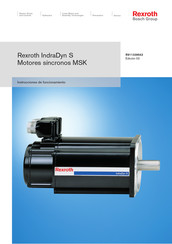 Bosch Rexroth IndraDyn S MSK060 Instrucciones De Funcionamiento