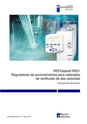 Rexroth Indramat mannesmann REFUspeed RS51 Instrucciones De Servicio