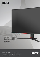 AOC C27G2AE Manual Del Usuario