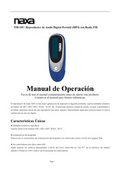 Naxa NM-105 Manual De Operación