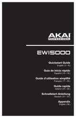 Akai Professional EWI5000 Guia De Inicio Rapido