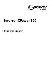 Xantrex XPower 500 Guia Del Usuario