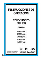 Philips 14PT514A Instrucciones De Operación